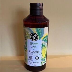 Yves Rocher Citron & Basil Bath & Shower Gel - Yellow and Green